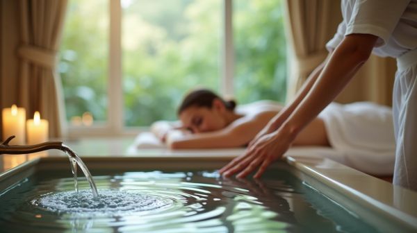 Le massage par l'eau pour une détente optimale